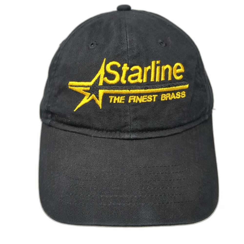 KC Caps Starline The Finest Brass Team Hat Baseball Cap Black One Size Cotton